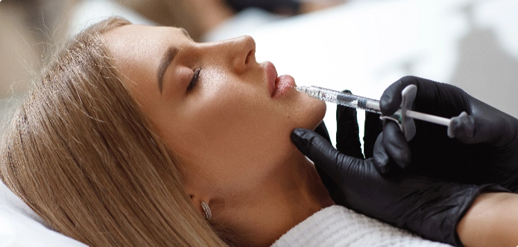 dermal lip filler injectables